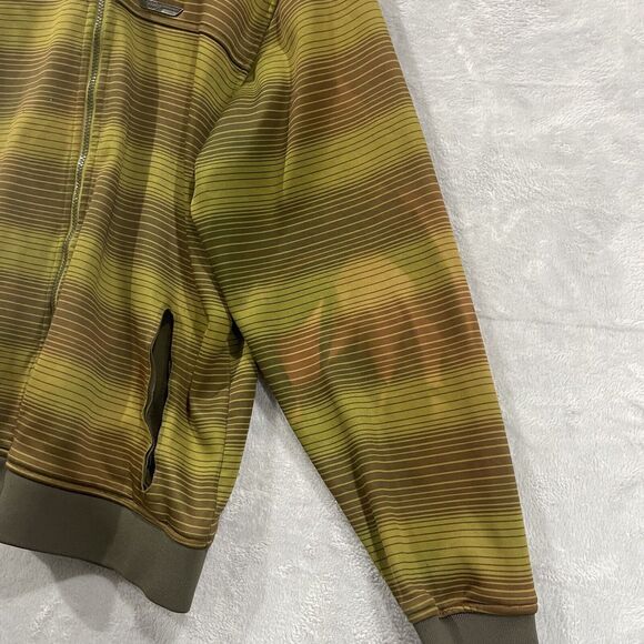 SIMS Snowboarding Full Zip Hooded Jacket Men Large Green Vintage Y2K READ - Picture 5 of 12